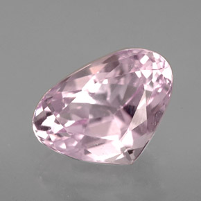 Kunzite naturale rosa da 5,09 ct, taglio a pera, VVS-VS