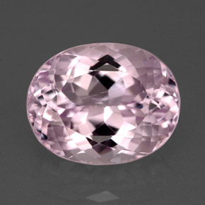 Kunzite Rosa naturale da 9.61 ct, Taglio ovale, VVS