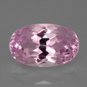 Kunzite naturale rosa da 10,10 ct, taglio ovale, VVS-VS