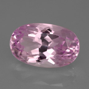 Kunzite naturale rosa da 10,10 ct, taglio ovale, VVS-VS