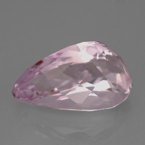Kunzite naturale rosa da 9,18 ct, taglio a pera, VVS-VS