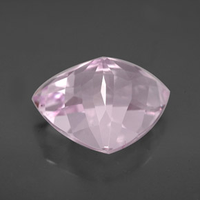 Kunzite rosa naturale da 7,69 ct, trillion, VVS