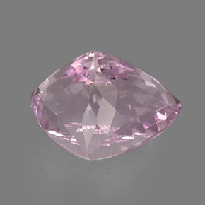Kunzite naturale rosa da 9,19 ct, trillion, VVS-VS