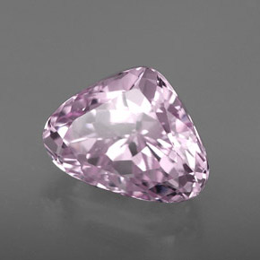 Kunzite naturale rosa da 8,48 ct, taglio a pera, VVS-VS