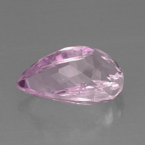 Kunzite naturale rosa da 9,19 ct, taglio a pera, VVS-VS