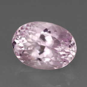 Kunzite Rosa naturale da 3.21 ct, Taglio ovale, VVS-VS