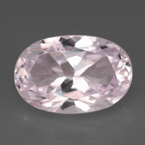 Kunzite naturale rosa da 5,43 ct, taglio ovale, VVS-VS