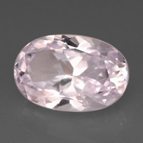 Kunzite naturale rosa da 5,43 ct, taglio ovale, VVS-VS
