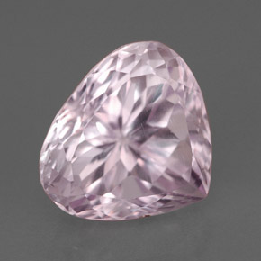 Kunzite naturale rosa da 4,04 ct, taglio a pera, VVS-VS