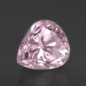 Kunzite Rosa naturale da 4.66 ct, Forma a pera, VVS-VS