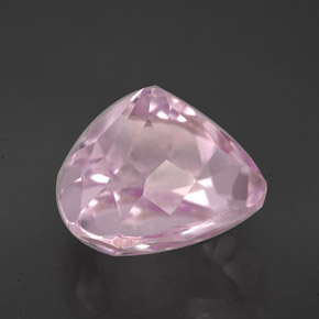 Kunzite Rosa naturale da 4.66 ct, Forma a pera, VVS-VS