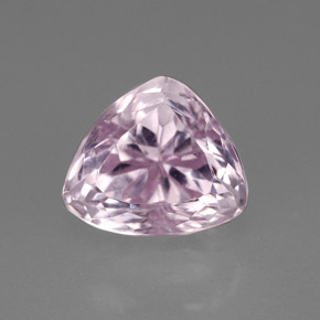 Kunzite naturale rosa da 3,97 ct, trillion, VVS-VS