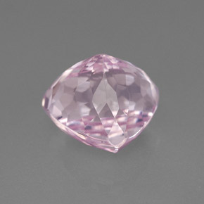 Kunzite naturale rosa da 3,97 ct, trillion, VVS-VS