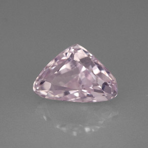 Kunzite naturale rosa da 2,45 ct, trillion, VVS-VS
