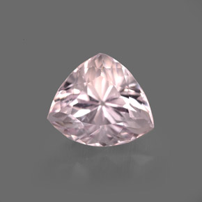Kunzite naturale rosa da 3,65 ct, trillion, VVS-VS