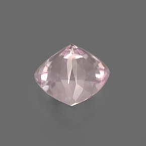 Kunzite naturale rosa da 3,65 ct, trillion, VVS-VS