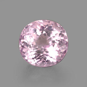Kunzite Rosa naturale da 5.53 ct, Taglio ovale, VVS-VS