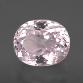 Kunzite Rosa naturale da 4.07 ct, Taglio ovale, VVS-VS