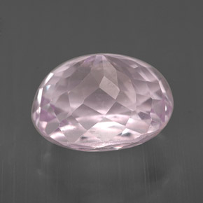 Kunzite Rosa naturale da 4.07 ct, Taglio ovale, VVS-VS