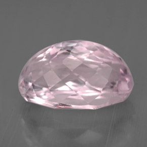 Kunzite Rosa naturale da 4.06 ct, Taglio ovale, VVS-VS
