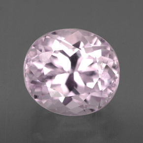 Kunzite naturale rosa da 4,22 ct, taglio ovale, VS