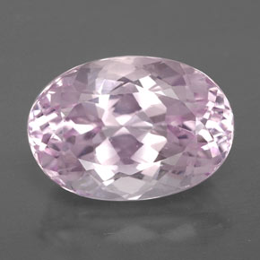 Kunzite Rosa naturale da 6.71 ct, Taglio ovale, VVS