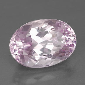 Kunzite Rosa naturale da 6.71 ct, Taglio ovale, VVS