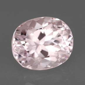 Kunzite naturale rosa da 2,66 ct, taglio ovale, VVS-VS