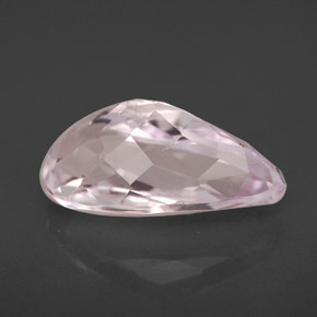 Kunzite naturale rosa da 3,95 ct, taglio a pera, VVS