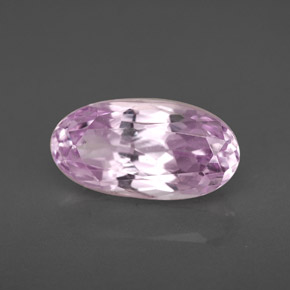 Kunzite naturale rosa da 4,09 ct, taglio ovale, VS