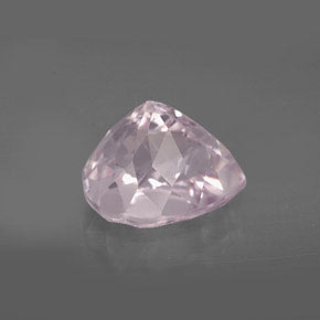 Kunzite naturale rosa da 4,80 ct, taglio a pera, VVS-VS