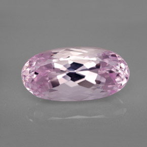 Kunzite naturale rosa da 11,76 ct, taglio ovale, VVS