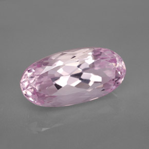 Kunzite naturale rosa da 11,76 ct, taglio ovale, VVS