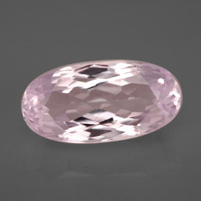 Kunzite Rosa naturale da 7.01 ct, Taglio ovale, VS