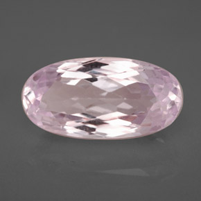 Kunzite Rosa naturale da 7.01 ct, Taglio ovale, VS