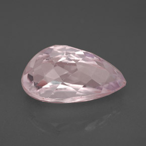 Kunzite naturale rosa da 4,42 ct, taglio a pera, VVS-VS