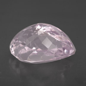 Kunzite Rosa naturale da 6.94 ct, Forma a pera, VVS-VS