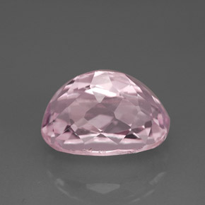Kunzite naturale rosa da 4,28 ct, taglio a cuscino, VVS-VS