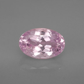Kunzite naturale rosa da 3,79 ct, taglio ovale, VS