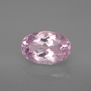 Kunzite naturale rosa da 3,79 ct, taglio ovale, VS