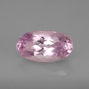Kunzite naturale rosa da 4,01 ct, taglio ovale, VVS-VS