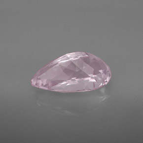 Kunzite naturale rosa da 3,75 ct, taglio a pera, VVS-VS
