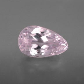 Kunzite naturale rosa da 4,18 ct, taglio a pera, VS