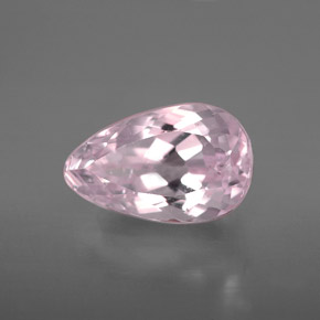 Kunzite naturale rosa da 4,18 ct, taglio a pera, VS