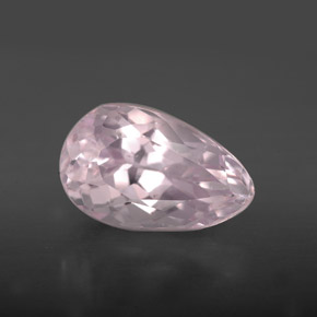 Kunzite naturale rosa da 4,15 ct, taglio a pera, VVS-VS
