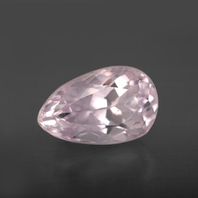Kunzite naturale rosa da 4,15 ct, taglio a pera, VVS-VS