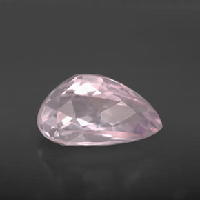Kunzite naturale rosa da 4,15 ct, taglio a pera, VVS-VS