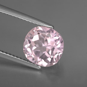 Kunzite Rosa naturale da 3.78 ct, Taglio a cuscino, VVS-VS