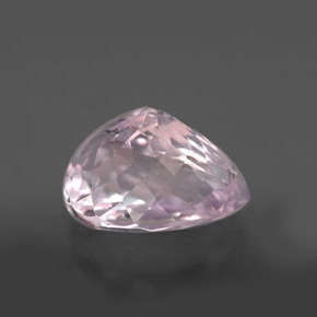 Kunzite naturale rosa da 4,28 ct, taglio a pera, VVS-VS