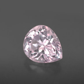 Kunzite naturale rosa da 3,72 ct, taglio a pera, VVS-VS